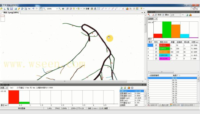 LA-S植物根系分析儀，根系分析系統，根系掃描儀，根系圖像分析儀，用于對洗凈的植物根系進行多參數、批量化的快速自動分析。